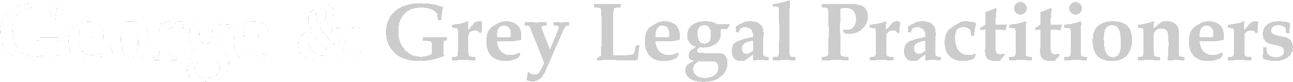 George & Grey Legal Practitioners